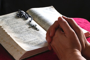 praying